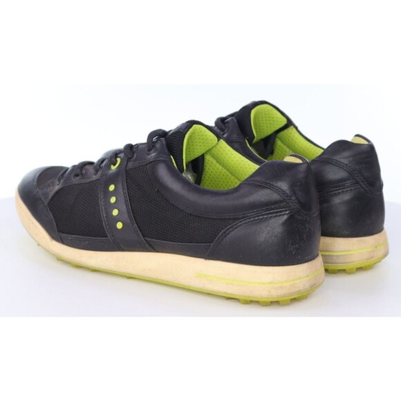 ECCO Men\'s Street Spikeless Golf Shoes Size EU 42 US 8-8.5 Leather Black